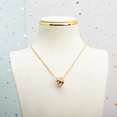 SERPENTI PINK GOLD NECKALCE DIAMOND