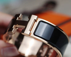 H BLACK 20MM BRACELET