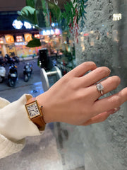 TANK MUST GOLD BROWN EPSOM LEATHER