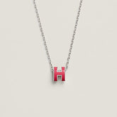 H NECKLACE PINK