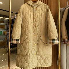 BURBERRY 25S LONG HOODED COAT 062