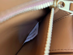 CASSETTE 28 IN MEDIUM BROWN SOFT LAMBSKIN