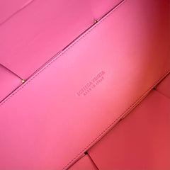 ARCO TOTE 36 IN SHOCKING PINK CALFSKIN