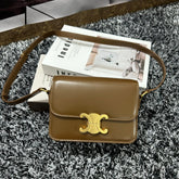 TRIOMPHE TEEN 18 CARAMEL BROWN COWHIDE LEATHER