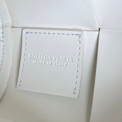 SMALL CYLINDER CASSETTE 21 IN WHITE CALFSKIN