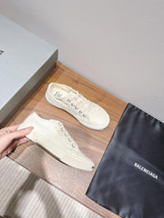BALENCIAGA 25S SNEAKER IN CREAM WHITE CANVAS