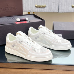 VALENTINO 25S GARAVANI VL7N SNEAKERS IN WHITE LAMBSKIN