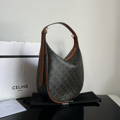 TRIOMPHE 31 BLACK PATTERN CALFSKIN