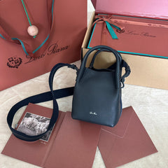 MICRO BALE BAG IN DARK BLUE CALFSKIN 226599