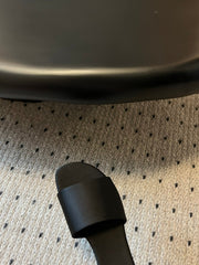 SL CARLYLE SLIPPERS BLACK SATIN