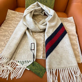 GUCCI 25S SCARF 190 IN WOOL 636370