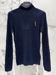 YSL 25S FITTED TURTLENECK SWEATER STYLE 183