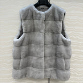 DIOR 25S SLEEVELESS MINK VEST 582