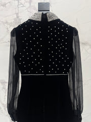 YSL 25S DRESS WITH BEADED DETAILS STYLE 61