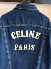 CLASSIC TRUCKER JACKET INDIGO DENIM CONTRAST STITCHING SILVER BUTTONS Ask ChatGPT