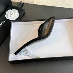 CC TRANSPARENT HIGH HEELS IN BLACK MESH