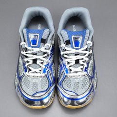 BV SNEAKERS IN SILVER AND BLUE MESH