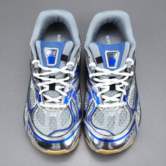 BV SNEAKERS IN SILVER AND BLUE MESH