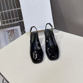 CELINE SLINGBACK IN BLACK CALFSKIN