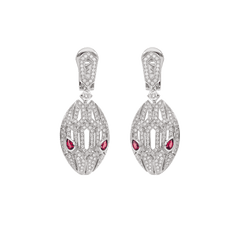 SERPENTI PINK DIAMOND EARRINGS