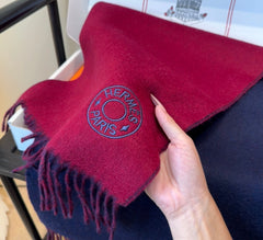 HERMES 25S SCARF 190 IN CASHMERE 854620