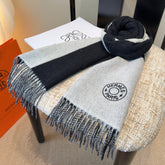 HERMES 25S SCARF 190 IN CASHMERE 989786