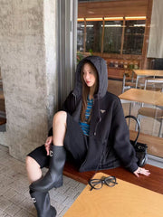 PRADA 25S KNIT HOODED JACKET 333