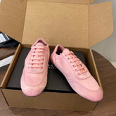PRADA 25S SNEAKER IN PINK SILK