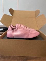 PRADA 25S SNEAKER IN PINK SILK