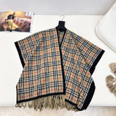 BURBERRY 25S PLAID KNITTED SCARF 114
