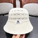 BUCKET HAT MODEL 651868 IN WHITE CROCHET
