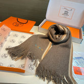 HERMES 25S SCARF 180 IN CASHMERE 989876