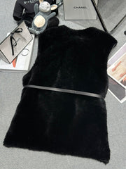 HERMES 25S SHEARLING VEST483