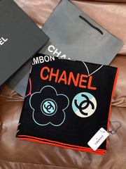 CHANEL 25S SCARF 135 CM IN CASHMERE SILK 943654