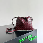SMALL DUSTBAG 21 IN BURGUNDY LAMBSKIN