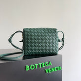 MINI LOOP CAMERA BAG 22 IN DARK GREEN CALFSKIN