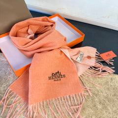 HERMES 25S SCARF 180 IN CASHMERE 987742