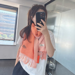 HERMES 25S SCARF 180 IN CASHMERE 987742