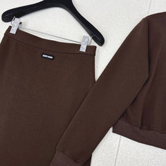 MIUMIU JACKET AND SKIRT SET STYLE 862