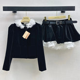 MIUMIU JACKET AND SKIRT SET STYLE 616