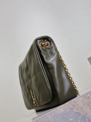 YSL 25S LARGE JAMIE 43 IN LIGHT MUSK LAMBSKIN GOLD HARDWRE