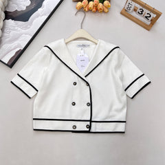 DIOR 25S CROPPED KNIT JACKET 833