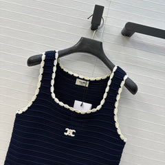 CELINE SLEEVELESS KNIT TOP 268312