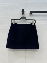 CHANEL 25S A-LINE KNIT MINI SKIRT 345