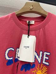 CELINE ROUND-NECK PRINTED T-SHIRT 274670