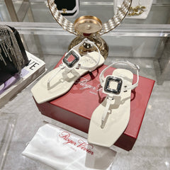 VIV' BY THE SEA SANDALS IN WHITE CALFSKIN