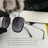 SQUARE FRAME SUNGLASSES G2242 IN ACETATE AND METAL