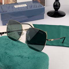 SQUARE FRAME SUNGLASSES G2374 IN METAL