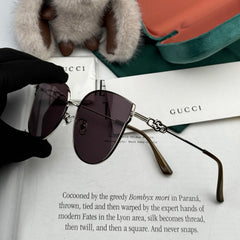 BUTTERFLY FRAME SUNGLASSES G3635 IN METAL