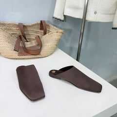 FLAT BUBBLE IN BROWN CANVAS